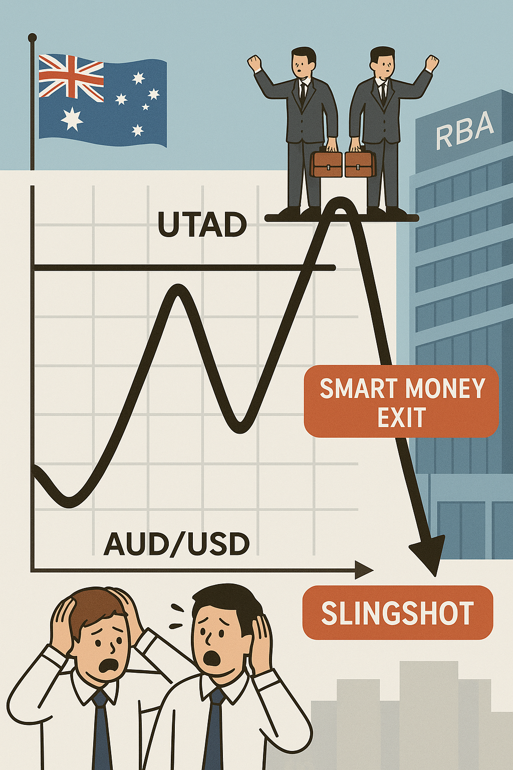 Slingshot Trade Unleashed: How Smart Money Used the RBA’s AUD Breakout to Trap the Herd